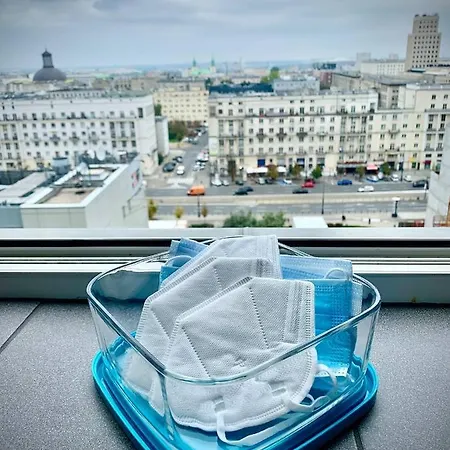 Apartamento Neon 3 Silence Metro Wifi 85'tv Netflix Hbo Varsovia