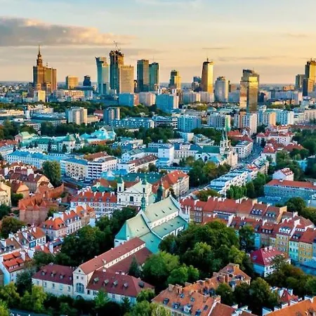 Neon 3 Silence Metro Wifi 85'tv Netflix Hbo Apartment Warsaw